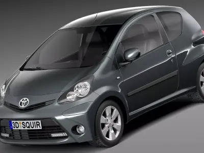 Toyota Aygo 3-door 2013 3D model