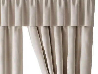 Curtains 03 3D model