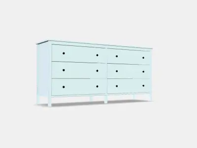 KOPPANG Chest of drawers 6 drawers Low-poly 3D model