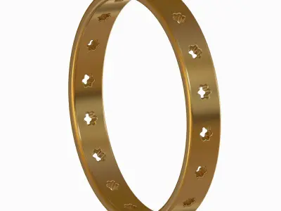 Prestigious Fancy Bangle 3D print model