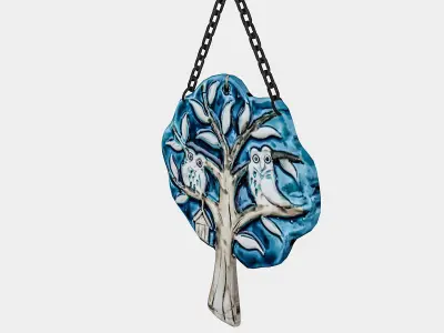 tree frame 3D Low-poly 3D model