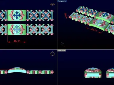 men bracelet 3D print model