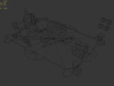 gAME Low-mode-VIP booth 3D model