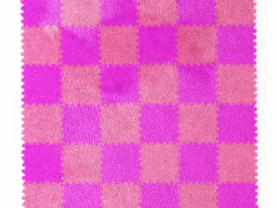 Puzzle Carpet Fur 2 3D model