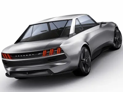 Peugeot E-Legend Concept 3D model