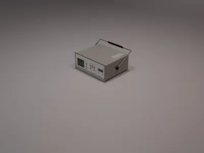 Oscilloscope electronic device Low-poly 3D model