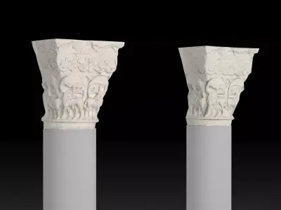 Capital 6 Low-poly 3D model