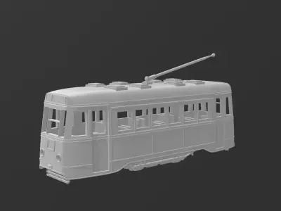 1947 LISBON TRAM SCALE 1 87 3D print model