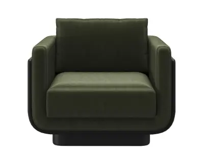 The invisible collection Ebisu armchair by Charlotte Biltgen 3D model