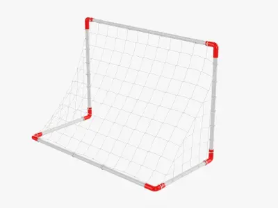 Small soccer goal 3D model