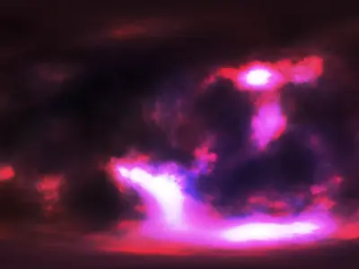 Nebula HDRI nanopack Free 3D model