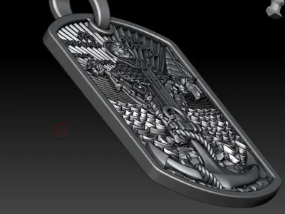 Pendant for sailors 3D print model