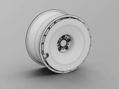 fifteen52 Turbomac Turbofan Rim 3D Model 3D model