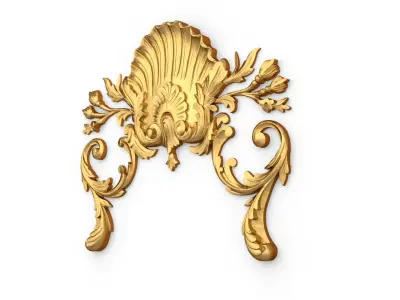 Classic decor ornament 328 3D model