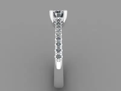 Wedding Ring  3D print model 57