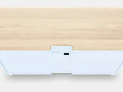 BESTA TV bench with doors 36 Low-poly 3D model