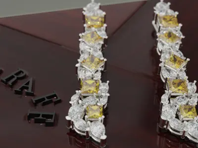 Graff earring 3D print model