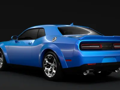 Dodge Challenger RT Classic Widebody 2017 3D model