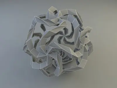 Modern Sculpture 3D model