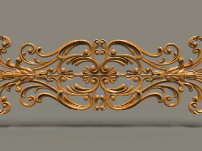 Carving decoration 3D print model