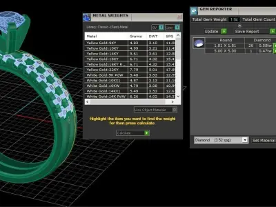 Solitaire ring  3D print model buy