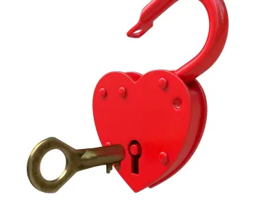 Heart Lock 2 3D model