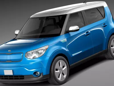 Kia Soul EV 2015 3D model