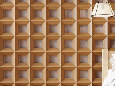Wall wood V29 for your interior wall wood  3D model