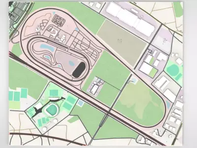 Japan Safe Driving Center  Central Safety Training Center 3D model