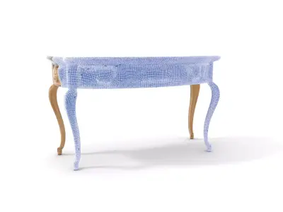 Baroque Gold Console Table model pack Low-poly 3D model