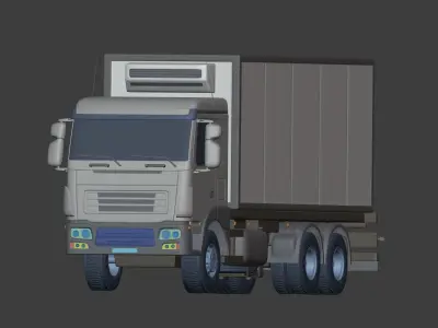 Generic Refrigerator - Small Container - Box Truck 3D model
