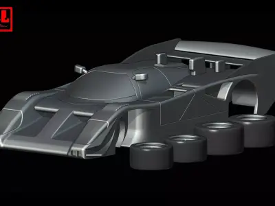 Nissan GTP ZX-Turbo IMSA GT Championship 1985-1991 3D print model