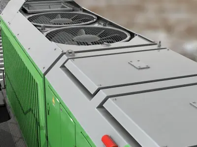 Vossloh Locomotive Low-poly 3D model