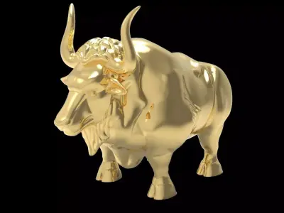 Buffalo 3D Printable Model  3D print model