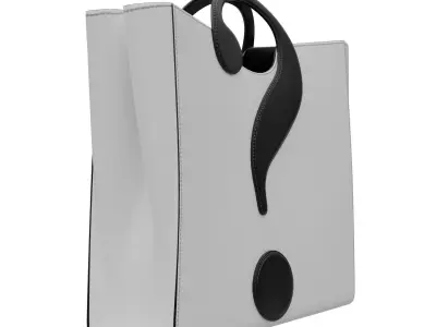 House Symbol Shopper Bag Low-poly 3D model