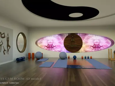 Pilates gym 3d model 3D model