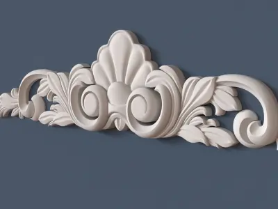 Decorative Onlay 3D model 4