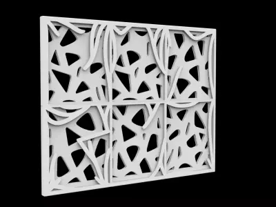 Decorative Wall Panel 3D Print Model 3D print model purchase