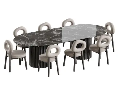 Dining table BREMEN 3D model
