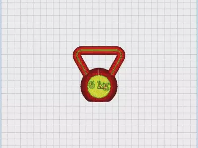 Kettle Bells 6 kg 3D print model