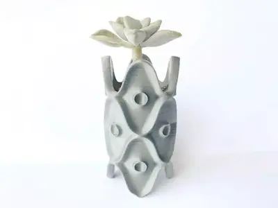 Eyed Plant Pot 3D print model