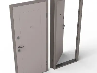 Mechal Door 3D model