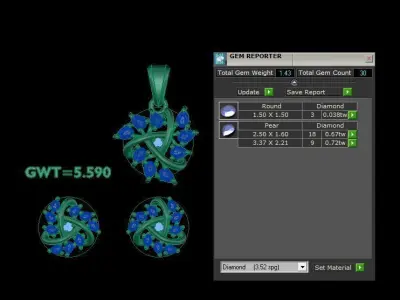 FASHION PENDENT 3D print model