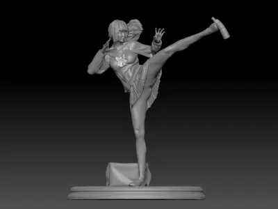 HIGH KICK GIRL JAPAN 1 3D print model