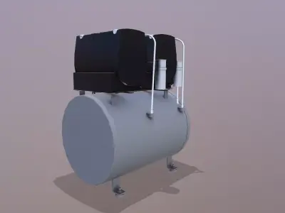 Compressor Machine 3D model