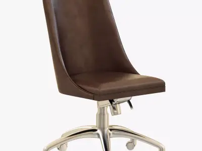 Baxter DECOR CHAIR WITH WHEELS 3D model