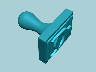 Stamp 113 - LOTR Eye - Fondant Decoration Maker Toy 3D print model