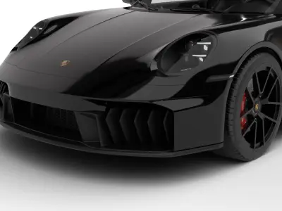 Porsche 911 Carrera 4GTS 2025 3d model 3D model