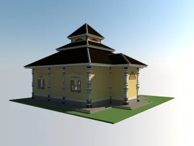 SImple Mosque 3D model