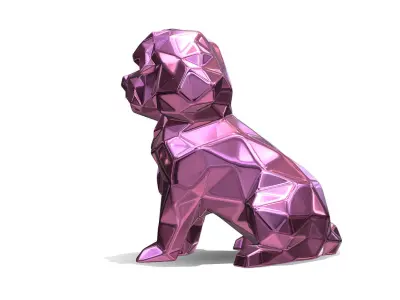 Maltese dog 3D print model